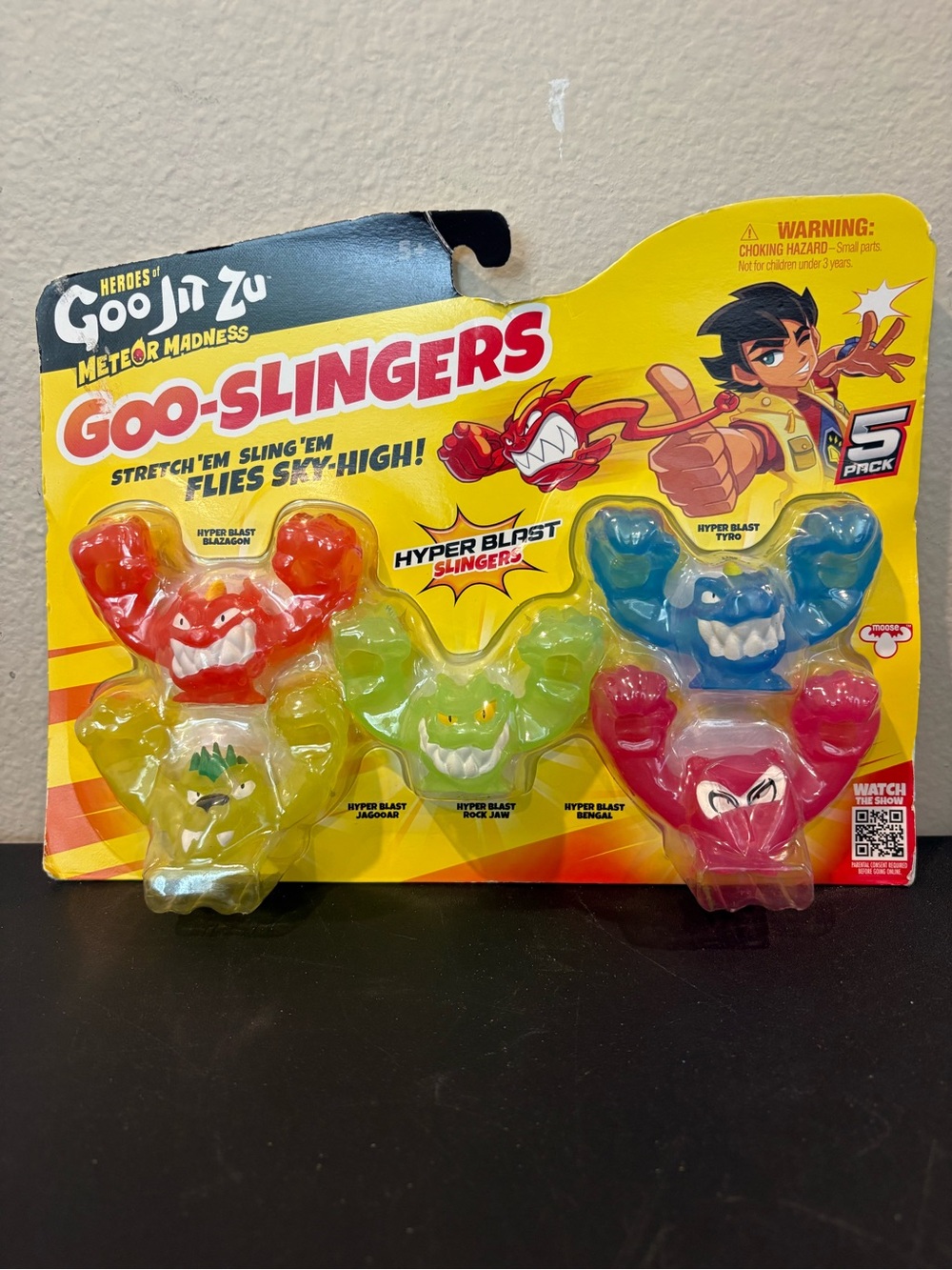 Heroes of Goo Jit Zu Goo-Slingers Hyper Blast 5 Pack Kid Toy New In Package